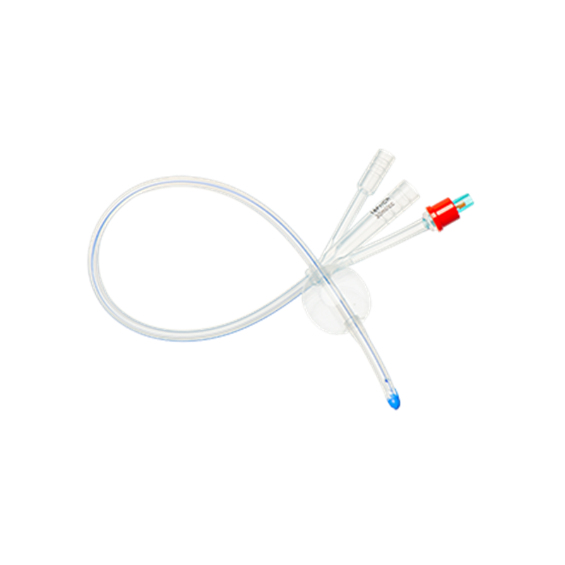 Silicone 3 Three Way Foley Balloon Catheter, 8 Fr